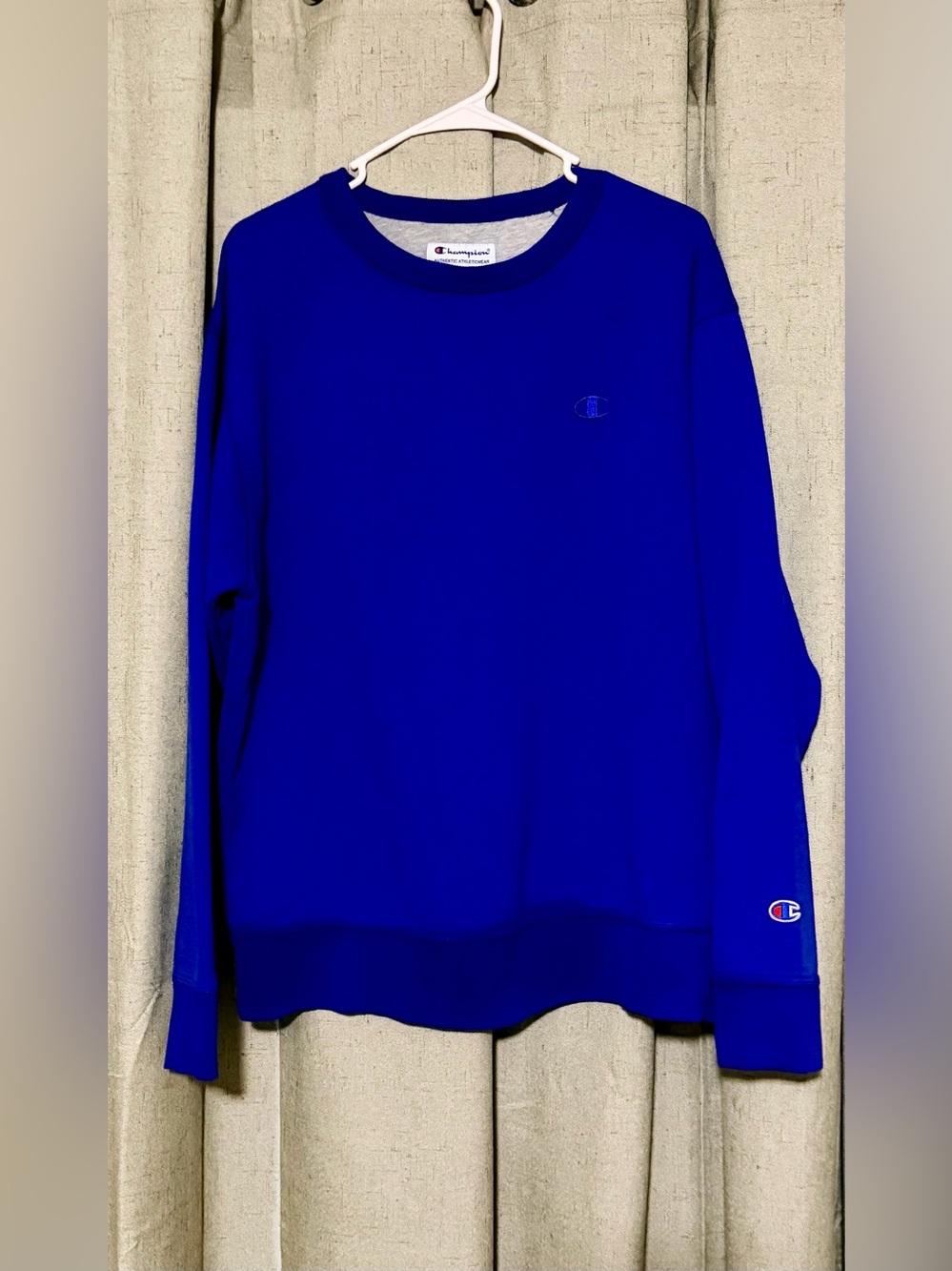 Champion Crewneck Sweatshirt in Deep Royal Blue